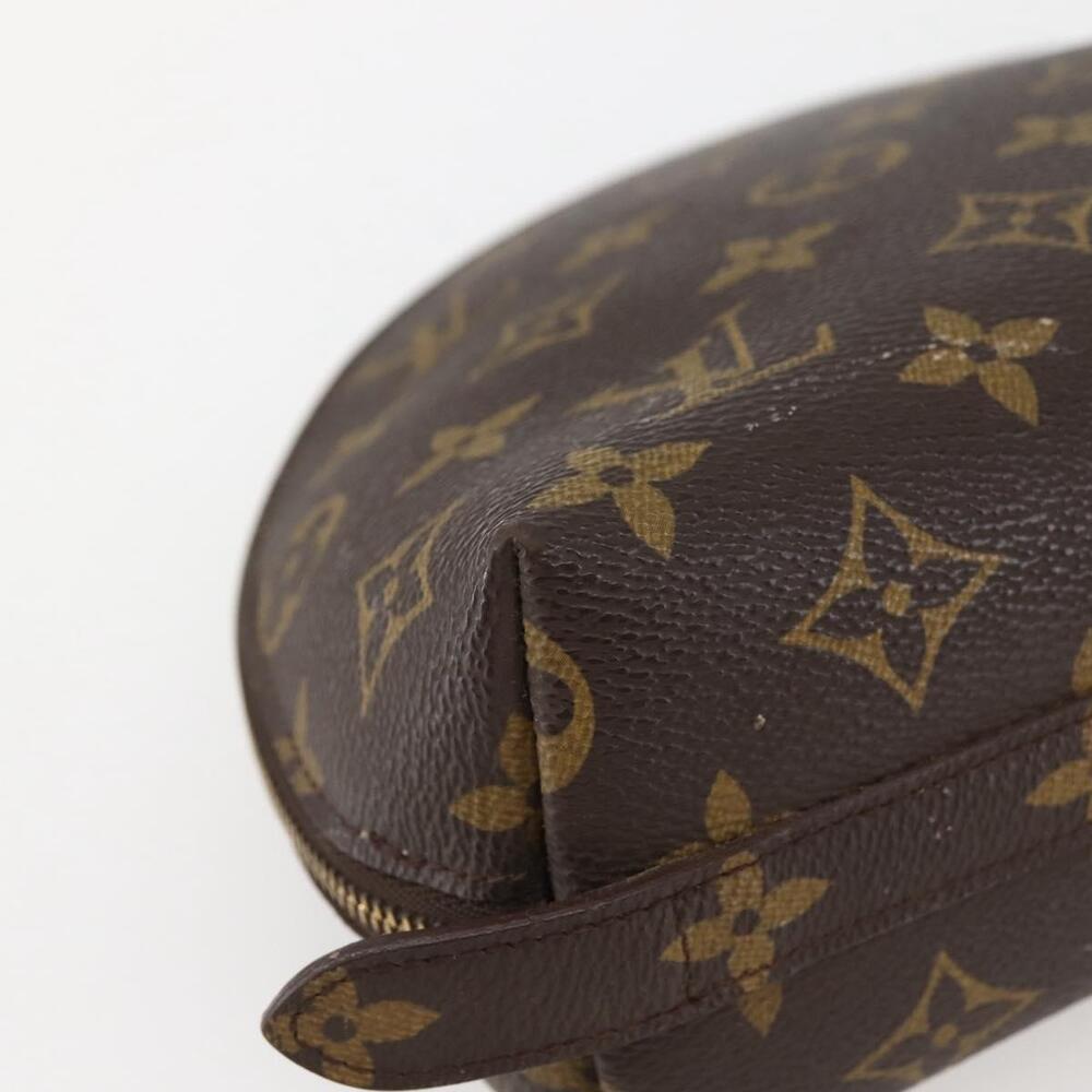 LOUIS VUITTON Monogram Trousse Demi Ronde Cosmetic Pouch M47520 LV Auth 144955 - Picture 16 of 16